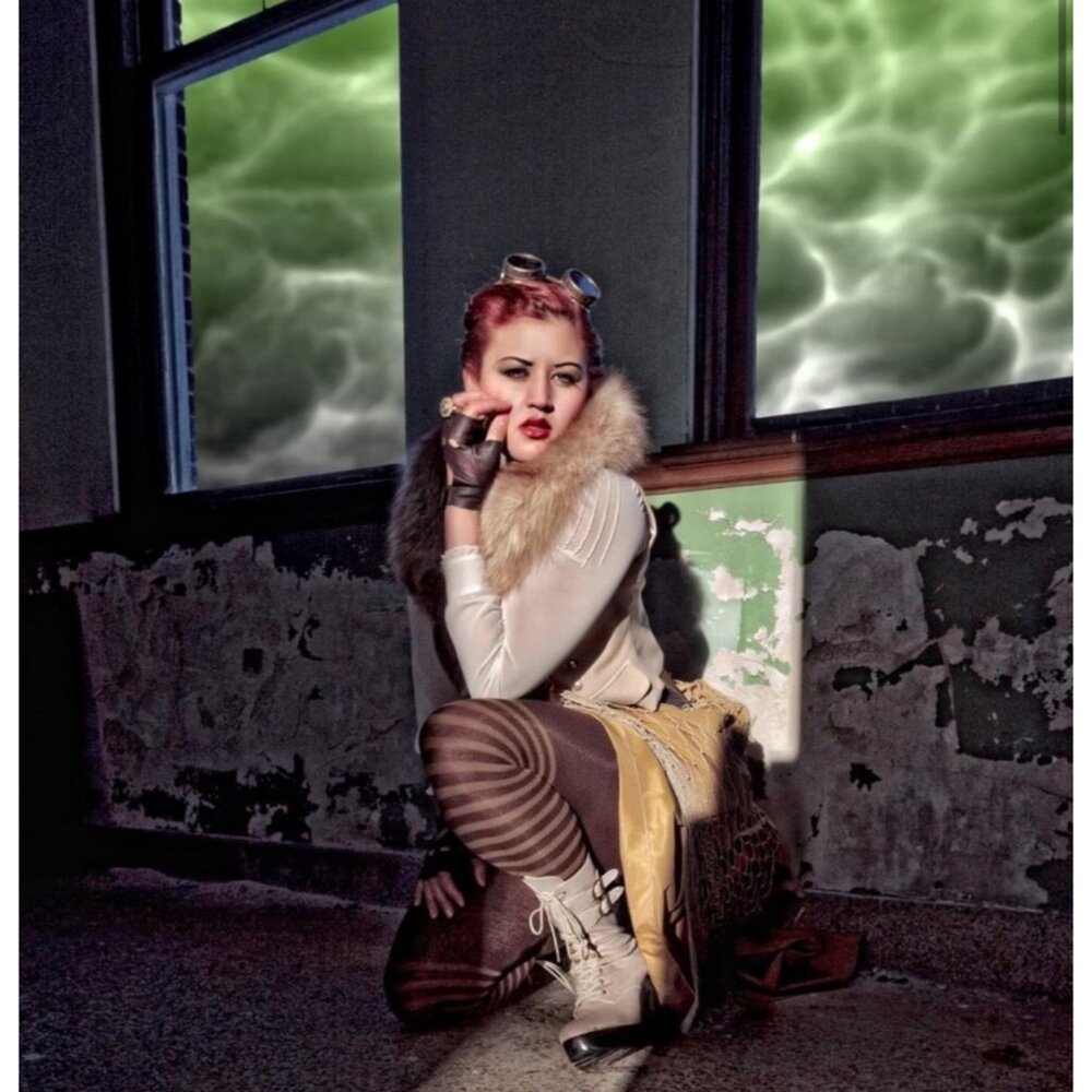 Jeffrey Campbell Gray Lace-Up Military Platform Heel Boots 10| Grunge Whimsigoth - Picture 2 of 7